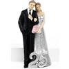 Mandorle by Paben Nozze d'argento 25 Anni matrimonio Cake Topper bomboniera in resina cm.18,50 by Mandorle bomboniere