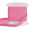 designers-factory Nastro in sbieco di cotone per bordare cucito - vari colori disponibili - Nastri per raffinate rifiniture in cotone piegato - Nastro Sbieco cotone bordino per tessuti (Di 10 metri, Rosa)