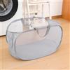 KIAYOO Porta Panni Sporchi,Portabiancheria Sporca Salvaspazio,Laundry Basket,Cesto Panni Sporchi Salvaspazio Per Bagno, Camera Da Letto, Lavanderia, Camera Dei Bambini, Hotel e Viaggi,Grigio