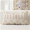 Artscope 1 Pezzi Natalizio Federe in Lana Corta Velluto Copricuscini Morbido Decorativo Fodere per Cuscino Lusso Stile per Divano Camera da Letto Albero di Natale e Cervo Beige 40x60 cm