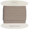 designers-factory Nastro Sbieco di Cotone per Bordare - Vari Colori Disponibili - Rifiniture Raffinate in Cotone Piegato - Bordino per Tessuti (10 Metri, Marrone Chiaro)