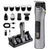 Carehabi 5 in 1 Tagliacapelli Uomo Professionale Regolabarba, Tutto-in-1 Rifinitore Barba Tagliapeli Naso Senza Fili, per Viso, Testa e Corpo, Impermeabile IPX7 Kit Multigroom, Regalo per Uomini