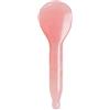 NewL Rullo di giada al quarzo rosa, genuino giada Gua Sha Brett Funghi Massaggiatore Viso Lifting Strumento Viso Guasha Massaggiatore a Forma di Cucchiaio)