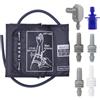 Huiguli Manicotto Pressione Sanguigna, 22-52 cm Pressione Sanguigna Accessori, Misuratore Pressione Braccio con 6 Giunti Extra, Compatibile con Misuratore Pressione Omron
