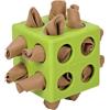 Duuclume Giocattoli interattivi per cani puzzle incoraggiano le abilità naturali di foraggiamento, giocattoli durevoli per l'arricchimento del cane Snuffle Cube striscia di panno con nascondi e cerca