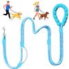 O·Lankeji Guinzaglio per Cani, lunghina Cane 1.5/2m, Riflettente Guinzaglio addestramento per Cani, Doppio Manico Imbottite Resistente Nylon Guinzaglio