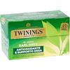 Twinings, Tè Verde Earl Grey Aromatizzato al Profumo di Bergamotto, Gusto Bilanciato e Delicato, Antiossidante e Supporto Ossa, Infusi e Tisane, 1 Confezione da 20 Filtri