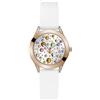 GUESS Orologio da donna Mini WONDERLUST in silicone, Oro rosso, Classico