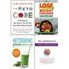 HarperWave/Iota Publishing ltd Unlocking the Keto Code [Hardcover], The Keto Diet for Beginners, Ketogenic Green Smoothies, No Alzheimer's Smarter Brain Keto Solution 4 Books Collection Set