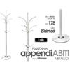 Gicos Piantana Appendiabiti h.178 colore Bianco