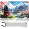 MilkPlaymat Tappetino da gioco MTG MTG, 60 cm x 35 cm, arte originale, antiscivolo, con base in gomma e bordi cuciti, Commander TCG arrotolabile e pieghevole tappetino per carte (No Zone