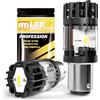 ANTEMOON P21/5W 1157 BAY15D Lampadine LED 100% Canbus Sensa Errore 12V Super Luminoso 6500K Bianco 2057 2357 Luci Sostitutive Auto per Luce di Retromarcia Freno, Luci Marcia Diurna, Luce di Svolta, 2 Pezzi