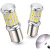 AGLINT Lampadina 1156 P21W LED BA15S 382 7506 Estremamente Luminoso 27SMD 12V 24V per Auto Retromarcia Luci DRL Marcia Diurna Parcheggio Freno Posteriori Fanalini Direzione Luci 6000K Bianca 2 Pezzi