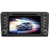 AWESAFE Autoradio 2 Din per Audi A3 S3 RS3 8P 2006-2012 (WinCE) 7 Pollici Car Stereo Radio con Funzione CD DVD SD USB DAB Bluetooth MirrorLink Controllo del volante (DAB Antenna esclusa)