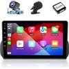 Ankeway Autoradio 9 Pollici per Fiat Panda 319 (2013-2020) con Android Auto e CarPlay Wireless, RDS Car Radio Bluetooth Android Stereo con Telecamera Retromarcia/Mic/CANbus/WiFi/App Store 2G+32G