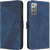 OKZone Custodia per Samsung Galaxy Note 20, in pelle PU, con flip cover a libro