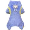 Izefia Cane Maglione Vestiti Abbigliamento Felpe Felpe di Lana Tutina Inverno Caldo Felpa Camicia 4 Gambe Tuta Pigiama Colore Bloccato Maglione Carino per Cane di Piccola Taglia Gatto Medio