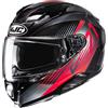 HJC Casco F71 CATOS Nero Rosso HJC