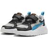 Puma Scarpe da Ginnastica Unisex Trinity Lite AC+ Inf, Cool Light Gray Tropical Blue Puma Black, 20 EU