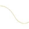 forme di Lucchetta - Collana 50cm in Oro Giallo 14K | Regalo per Lei abbinabile ai Ciondoli Effetto Diamantato con Trama Forzatina