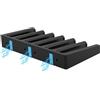 DONGKER Supporto di Caricatore per Pistola, capacità 6 Caricatori per Pistole, Porta Caricatori da Parete, Porta Caricatore Magnetico con Vite