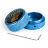 YEUEK TAOM - Porta gessetti da Piscina, Forma Rotonda, Pratico Strumento da Biliardo, Mini Custodia Magnetica per Gesso, Contenitore Rotondo