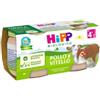 Hipp Bio Omogeneizzato Pollo E Vitello 2 Pezzi Da 80 G