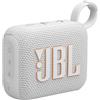 JBL Go 4, Sistema audio portatile waterproof e dustproof, Bianco