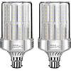 SAUGLAE Lampadine LED da 32W, 260W Lampadine a Incandescenza Equivalenti, Bianco Caldo 3000K, 3600Lm, B22 Baionetta, 2 Pezzi