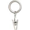 Kenney 14-Pack Clip Rings Pewter