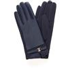 Franchetti Bond Guanti in tessuto spalmato stretch con chiusura dorata