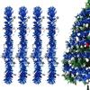 Sprinlot Springlot Ghirlande Natale Blu 8 M Festoni, Tinsel Natalizio, Ghirlanda Albero Natale, Decorazioni Albero Natalizio