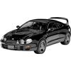 Tamiya Toyota Vehicle 24133 1:24 Celica GT-Four-Faithful Replica, Fabbricazione, Plastica, Artigianato, Hobby, Incollaggio, Kit di modello, Assemblaggio, non verniciato, Nero, Mittel