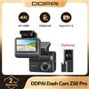 DDPAI Z50 Pro 4K Dash Cam per Auto a Doppio Canale DVR con Schermo IPS da 3'', GPS Integrato, WiFi, ADAS, Visione Notturna e Monitoraggio Parcheggio 24H