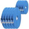 1aTTack.de 1,5m - blu - 10 pezzi - Cavo di Rete Ethernet Cat6 Piatto Lan Gigabit RJ45 Cat 6 compatibile Cat5 Cat5e Cat7 Cat8