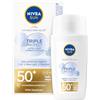NIVEA SUN Face Triple Protect Fluid Viso UV SPF 50+ 40 ml