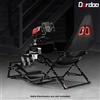 Dardoo Cockpit pieghevole del simulatore di corse per Thrustmaster Logitech G920