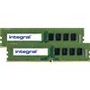Integral 16GB [2X8GB] PC RAM MODULE KIT DDR4 2666MHZ PC4-21300 UNBUFFERED NON-EC