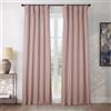 HPD Half Price Drapes Heritage - Tende in velluto felpato, lunghe 274 cm, oscuranti, per camera da letto e soggiorno, 127 x 274 cm (larghezza x lunghezza), 1 pannello, rosa chiaro