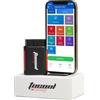 Tucool Racing KDIAG OBD2 Scanner Diagnostic Tool, Car Code Reader for iOS & Android, Full System Auto Scanner Reset SAS EPB Service ECU Programmer Oil Reset Battery Match Wireless Check