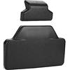 DOACT Bauletto Schienale Suwanee Cuscino Moto Sissy Bar Pad Scatola Schienale Baule per F800GS/R1200GS ADV Portellone in Lega di Alluminio (nero) (Nero)