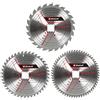 Einhell kwb by Einhell - Set di 3 lame per sega circolare, 210 x 30 mm, accessori per seghe (3 lame HM, diametro 210 x 30 mm, 1 x 24 Z, 1 x 42 Z, 1 x 60 Z, adatto per seghe circolari Einhell e troncatrici a