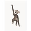 KAY BOJESEN Oggetto decorativo di design in legno di quercia Monkey, alt. 19 cm