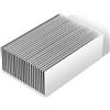 Yosoo Health Gear Dissipatore di Calore in Alluminio, Dissipatore di Calore, Chip di Raffreddamento per Ridurre Il Rischio di Guasti Hardware Dovuti a Surriscaldamento, Adatto per Computer, Circuito Integrato