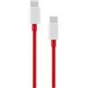 ONEPLUS CAVO DATI E RICARICA USB-C ORIGINALE WARP RICARICA RAPIDA 100CM RED BULK PER SMARTPHONE TYPE-C