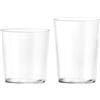 H&H Starck Set Bicchiere Acqua e Bibita In Vetro Set 12 Pz