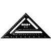 Sola Squadra per Carpentieri Sola RS 18 CM Sola Nero - 56160101