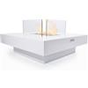 Your Self Srl Camino a bioetanolo da terra per interno esterno Panarea Bianco 70x70x35