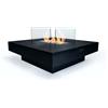 Your Self Srl Camino a bioetanolo da terra per interno esterno Panarea Nero 70x70x35