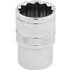 Draper h-mm/B hi-torq 12 punte, blu, 1/5,1 cm, attacco quadro, 19 mm